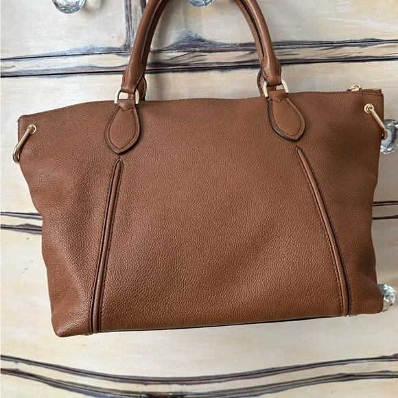Michael Kors Tan Leather Tote - Picture 2 of 8